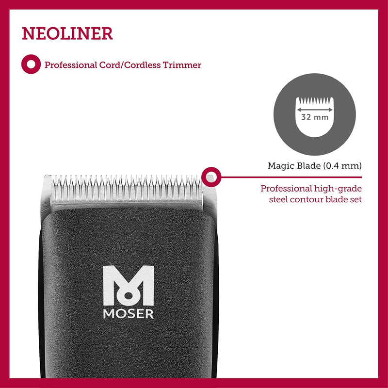 MOSER | Neo Liner Professional Cord/Cordless Hair Trimmer | 1586-0151