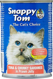 SNAPPY TOM | Tuna And Chunky Sardines In Prawn Jelly Wet Food 400g | SNP101CON00005