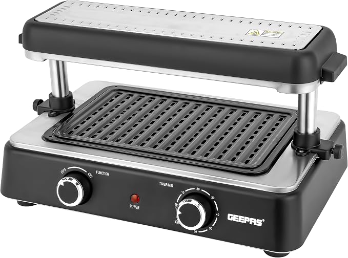 GEEPAS | Fast Indoor Grill Drip Tray for Easy Cleaning | GBG63060