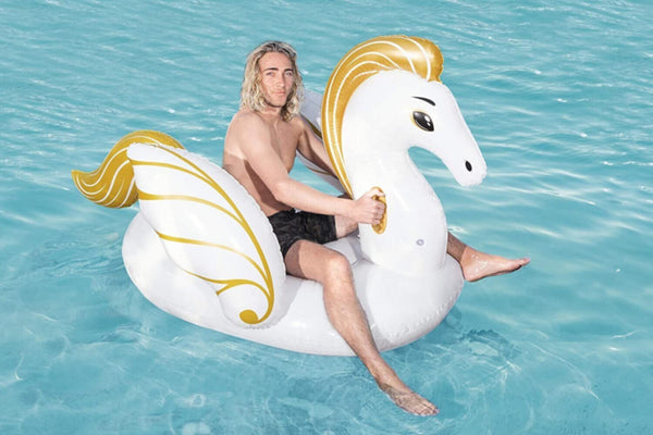 BESTWAY | Float N Fashion Luxury Pegasus Float Toy 7'7" x 59"/2.31m x 1.50m | BES115TOY01120