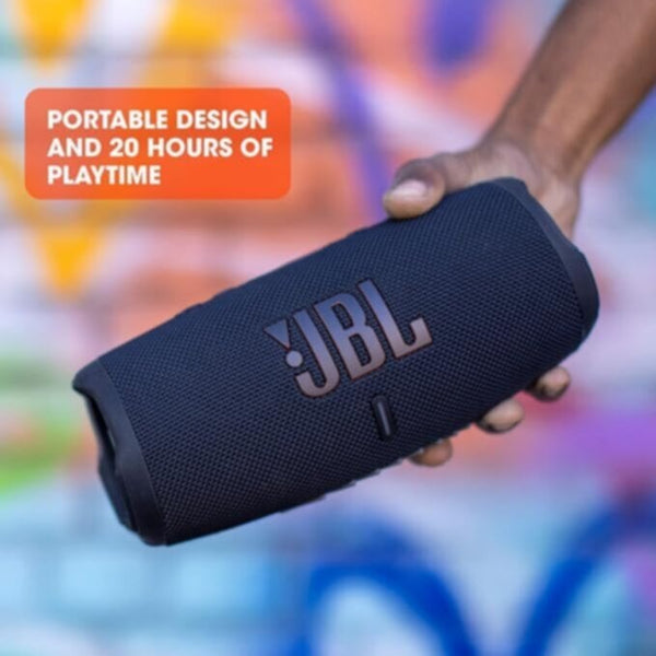 JBL|  Charge 5 Blue  Portable Waterproof Speaker With Powerbank | 301001000000404