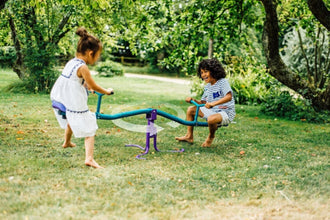 PLUM | Rotating Metal See Saw Purple/Teal Age 3-8Yrs | 22300AB82