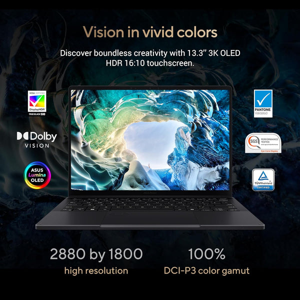 ASUS | ProArt PX13 OLED AI Laptop 13.3Inch 3K Touch OLED 8GB DDR6 32GB RAM 2TB SSD HN7306WI-OLED12C32W | MASITNGA40301