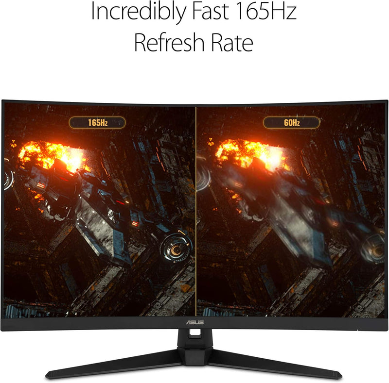 ASUS | TUF Gaming Monitor 32inch Curved  Full HD 1920x1080 Extreme Low Motion Blur VG328H1B | MASITMVG32899