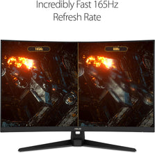 ASUS | TUF Gaming Monitor 32inch Curved  Full HD 1920x1080 Extreme Low Motion Blur VG328H1B | MASITMVG32899