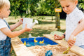 PLUM | Surfside Wooden Sand & Water Picnic Table-Natural Age 18M+ | 100301A108