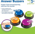 LEARNING RESOURCES UK| Answer Buzzers (Set Of 4) (3+ Years) | LER3774
