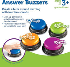 LEARNING RESOURCES UK| Answer Buzzers (Set Of 4) (3+ Years) | LER3774