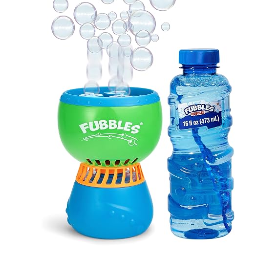FUBBLES | Little Kids Fubbles No Spill Fun Finiti Bubble Machine Active Play | 456