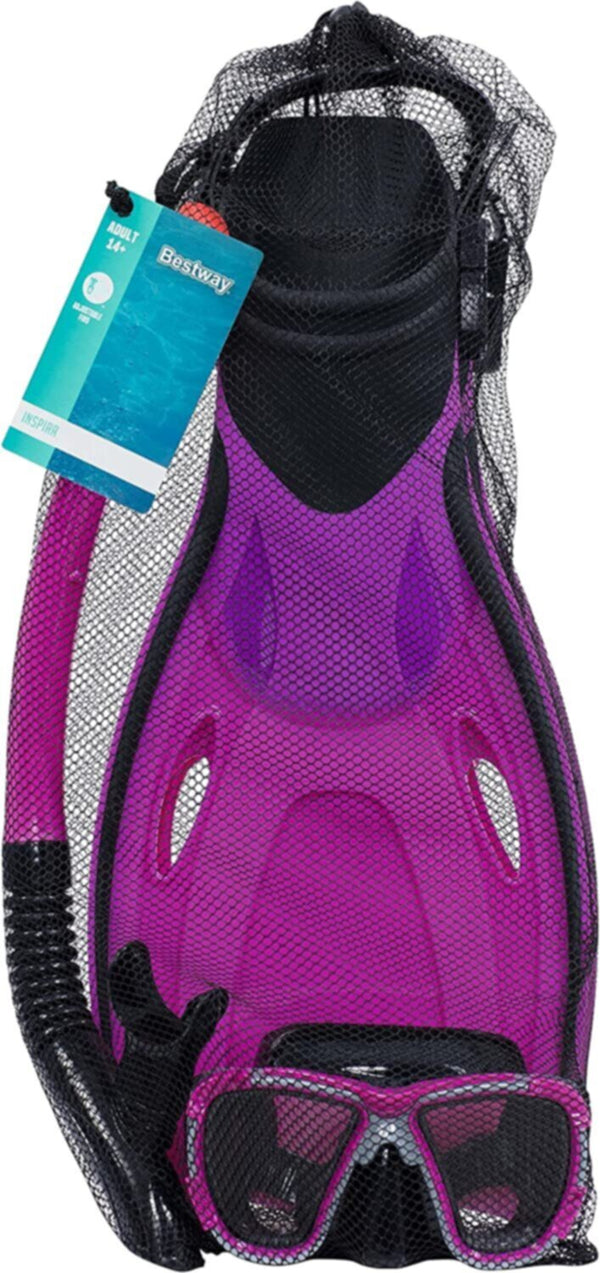 BESTWAY | Inspira Pro Snorkel Set L/XL Assorted | BES115TOY01608