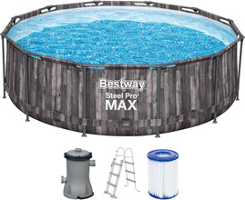 BESTWAY | Steel Pro Max Round Above Ground Pool Set  12x39.5-366x100cm | BES115TOY01874