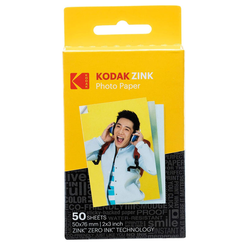 KODAK  | Premium Zink Photo Paper 50 Sheets 50x76mm