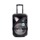 GEEPAS | Portable & Rechargeable Professional Speaker With Blue tooth & TWS Function  Black | GMS8568