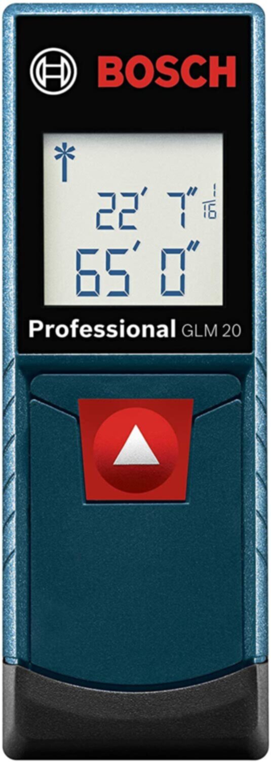 BOSCH | Professional Laser Distance Measure 20Mtr Range Finder |  GLM 20
