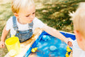 PLUM | Surfside Wooden Sand & Water Picnic Table-Natural Age 18M+ | 100301A108