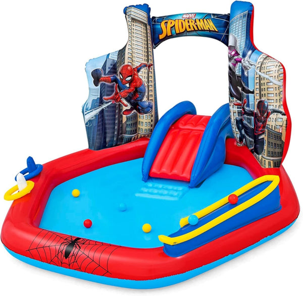 BESTWAY | Spider-Man Play Center 6'11" x 6'9" x 50"/2.11m x 2.06m x 1.27m | BES115TOY01516