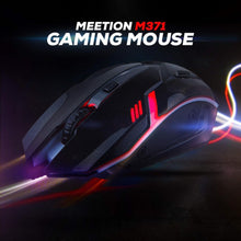 MEETION | USB Wired Gaming Mouse 4 Buttons Rainbow Backlit | MT-M371