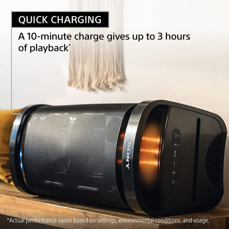 SONY | X-Series Wireless Portable-Bluetooth-Karaoke Party-Speaker IPX4 Splash-Resistant with 25 Hour-Battery | SRS-XP700