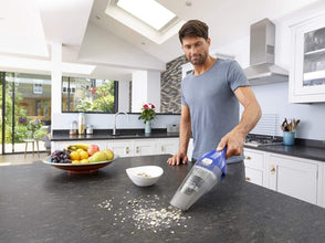 BLACK + DECKER | Cordless Dustbuster With Lithium Ion Battery 3.6V Blue/Grey | NVC115WA-B5