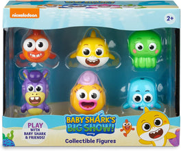 WoeWee Baby Shark Big Show Collectible Figures 6-Pack | IBD106TOY02441