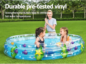 BESTWAY | Deep Dive 3 Ring Inflatable Play Pool 1.83mxH33cm | BES115TOY01882