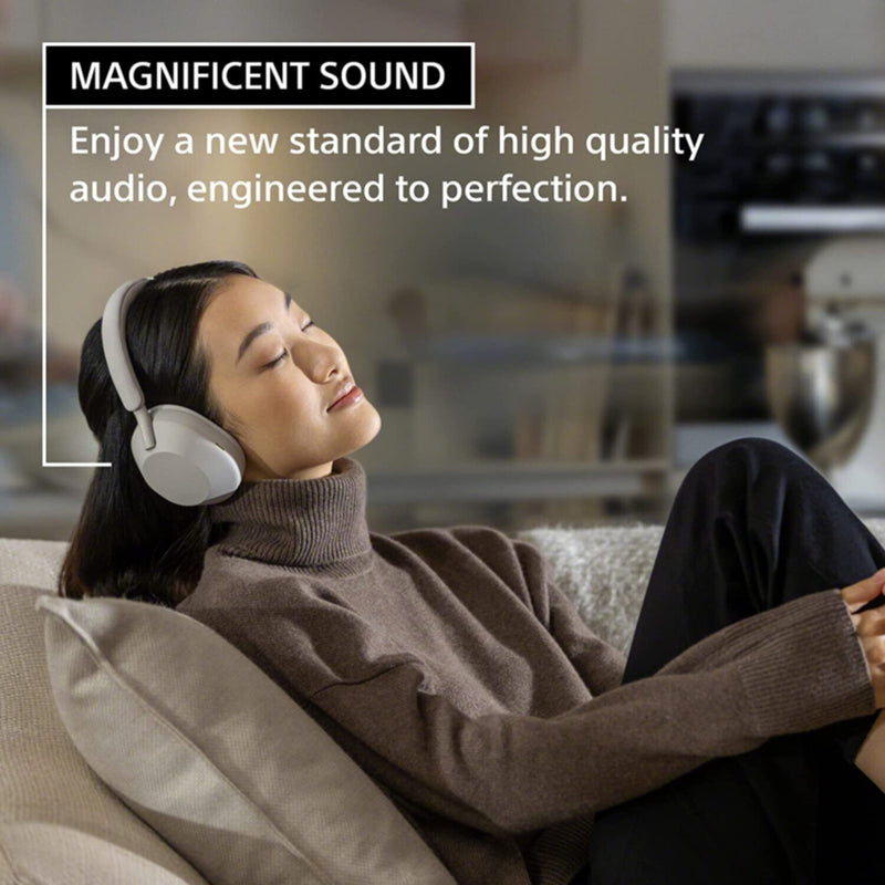 SONY | Wireless Industry Leading Noise Canceling Headphones Silver | WH-1000XM5/S