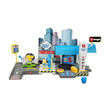 BBURAGO | 1:43 Scale Street Fire Car Wash Playset Incl. 1 Car 18-30406 | 47530406