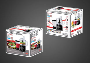 BLACK + DECKER | Food Processor with Blender Jar 400W | FX400B-B5