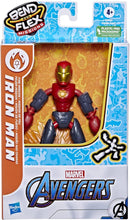 HASBRO | Avengers Bend And Flex Iron Man Fire Mission Toy 6