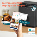 COSORI | Digital Touchscreen Smart WiFi Dual Blaze Air Fryer With 12 Cooking Presets 6.4L | CAF-P583S-KUK