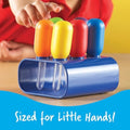 LEARNING RESOURCES UK| Primary Science Jumbo Eyedroppers With Stand (3+ Years) | LER2779
