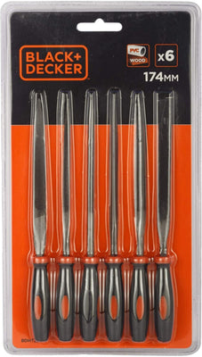 BLACK + DECKER | Needle File 6Pcs Set | BDHT22148