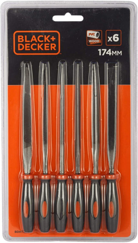 BLACK + DECKER | Needle File 6Pcs Set | BDHT22148