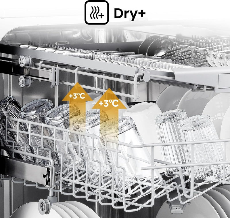 HISENSE | Free Standing Dishwasher 13 Place Settings Grey | HS622E90X