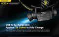 NITECORE | 1750 Lumen USB-C Rechargeable Headlamp with Battery | HC65 V2