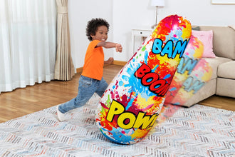 BESTWAY | Inflatable Bop Bag For Kids Comic Punching Bag | BES115TOY01831