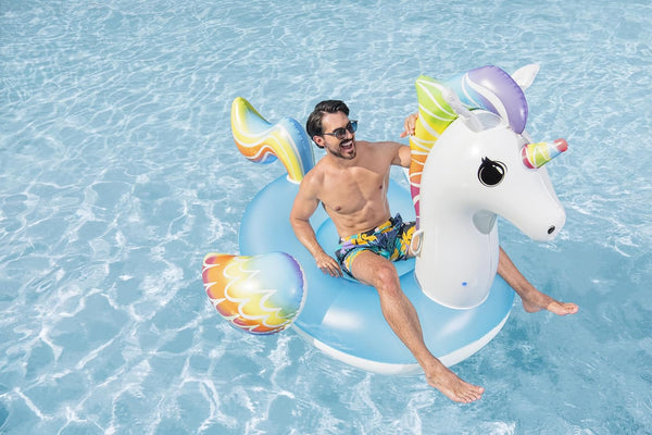 BESTWAY | Supersized Unicorn Ride On 7.4x64.5-2.24mx1.64m | BES115TOY01878