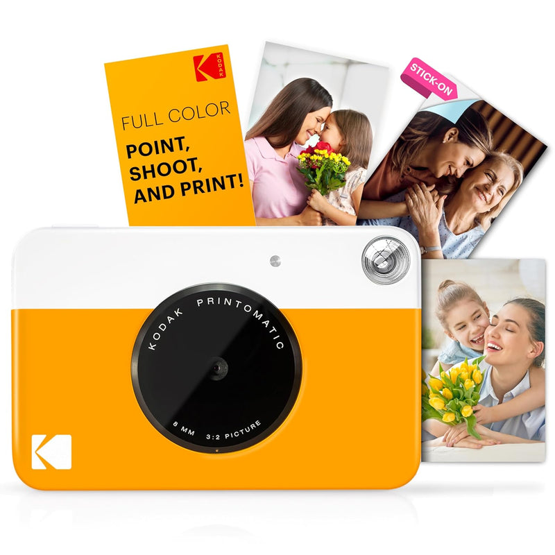 KODAK  | Printomatic Digital Instant Print Camera Yellow