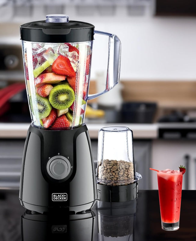 BLACK+DECKER | Blender With Grinding Mill 400W | BX4130-B5