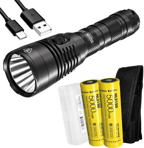 NITECORE | Superior Performance 21700 Dual Fuel Long Range Flashlight 1800 Lumens | MH25s