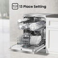 HISENSE | Free Standing Dishwasher 13 Place Settings Grey | HS622E90X
