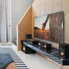 KLIPSCH | Center Channel Speaker Black Textured Wood Grain Vinyl Single | R-50C