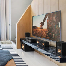 KLIPSCH | Center Channel Speaker Black Textured Wood Grain Vinyl Single | R-50C