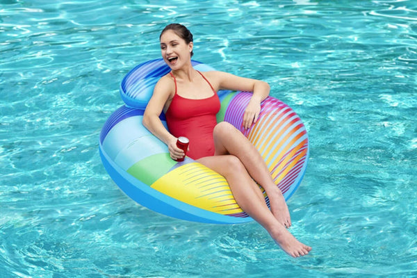 BESTWAY | Float N Fashion Swim Bright LED Swim Ring 6.5" x 46"/1.18m x 1.17m | BES115TOY01347