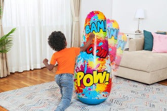 BESTWAY | Inflatable Bop Bag For Kids Comic Punching Bag | BES115TOY01831