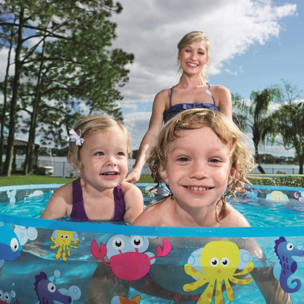 BESTWAY | Inflatable Fill 'N Fun Sparking Sea Pool 48" x H10"/1.22m x H25cm | BES115TOY00957