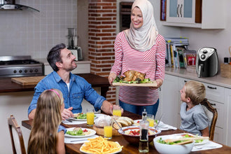 BLACK + DECKER | Air Fryer Aero fry 1500W 2.5Ltr 800g Black/Silver | AF200-B5