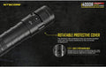 NITECORE | Future Oriented 21700 Intelligent Tactical Flashlight 4400 Lumens | I400r