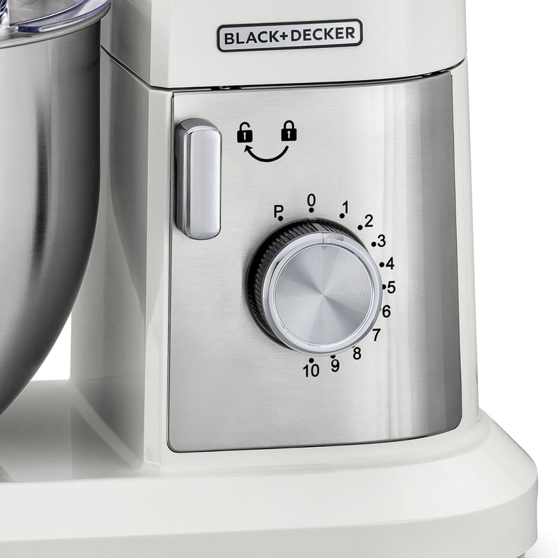 BLACK+DECKER | Multifunction Kitchen Machine Stand Mixer 6L 1000W | MKM100-B5