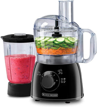 BLACK + DECKER | Food Processor with Blender Jar 400W | FX400B-B5